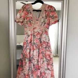 Flash sale Anthropologie floral dress .